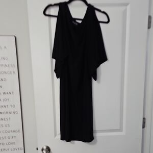 Scarlett Nite Elegant Black Cold Shoulder Dress